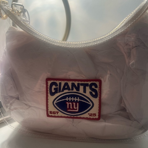 Stoney Clover Lane Clear Crossbody Bag with NY Giants Patch - Picture 2 of 5